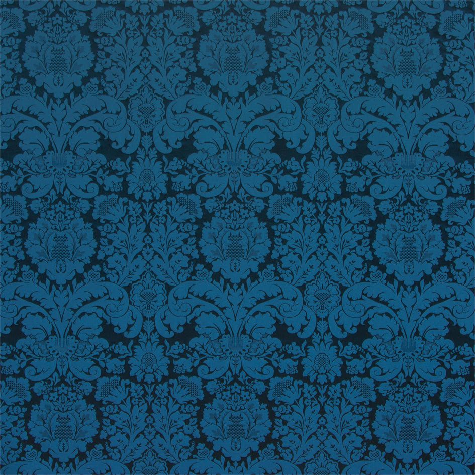 Georgian damask curtain fabric