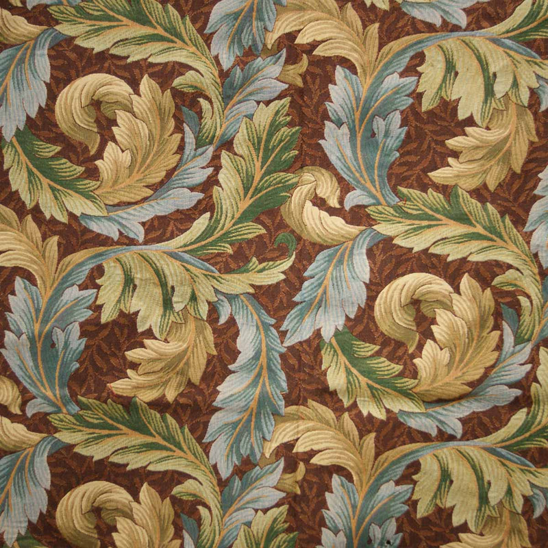 Acanthus - a classic William Morris design woven as a heavy jacquard tapestry upholstery fabric