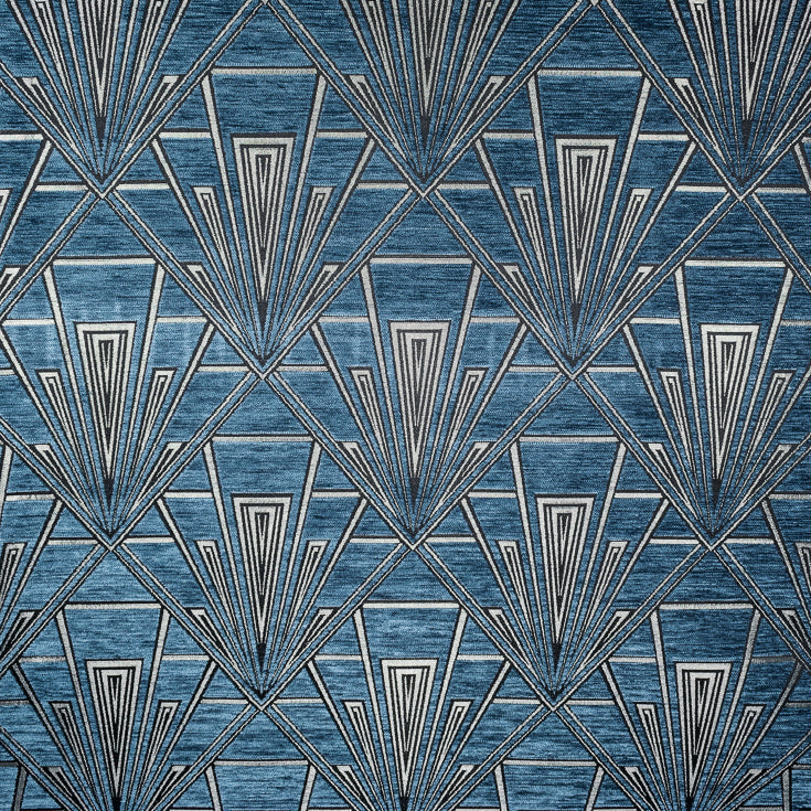 Geometric art deco upholstery curtain fabric