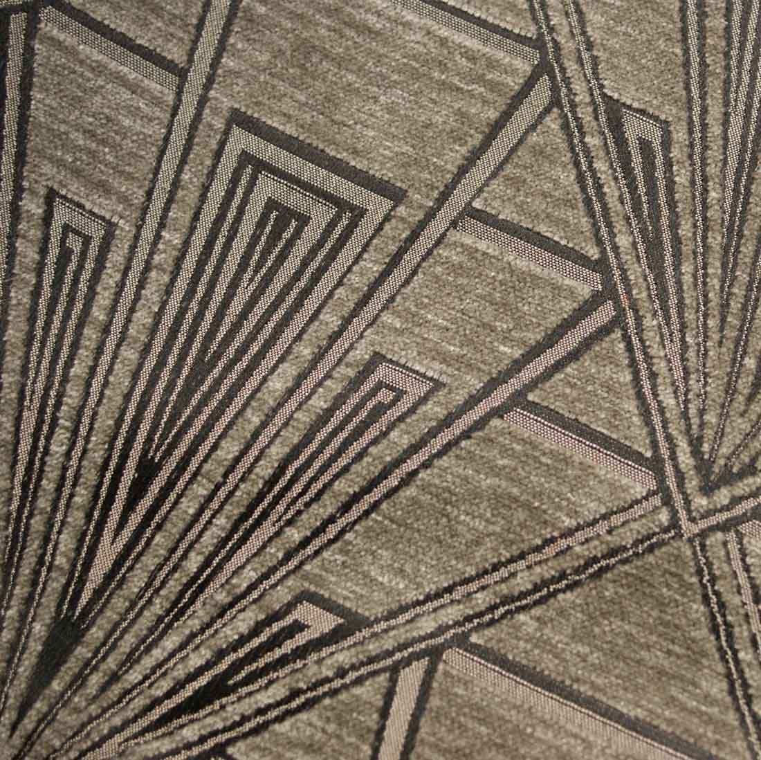 Deco Eclectic Geometric Chenille Loos
