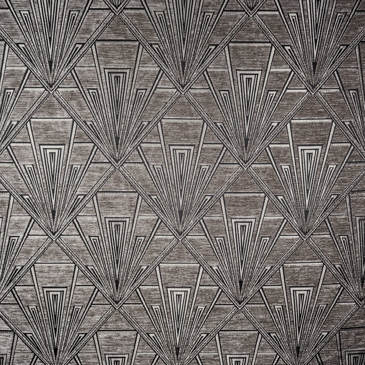 Geometric art deco upholstery curtain fabric