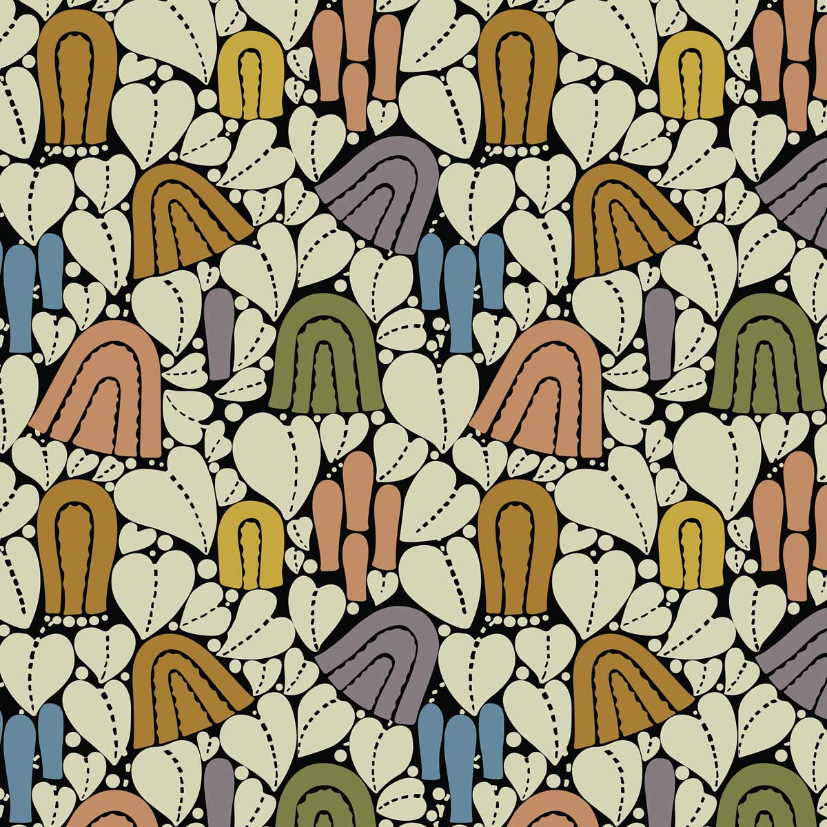 art deco textile design - wasserorgel