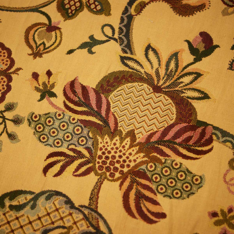 Guinevere Medieval Tree of Life Heavy Jacquard Weave Cream