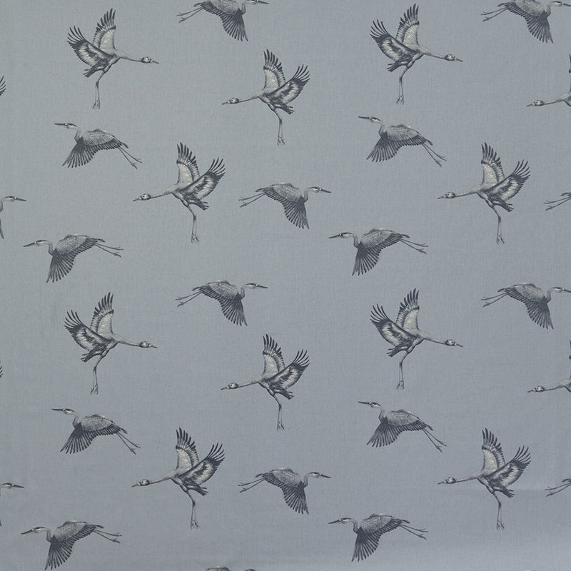 japanese crane fabric