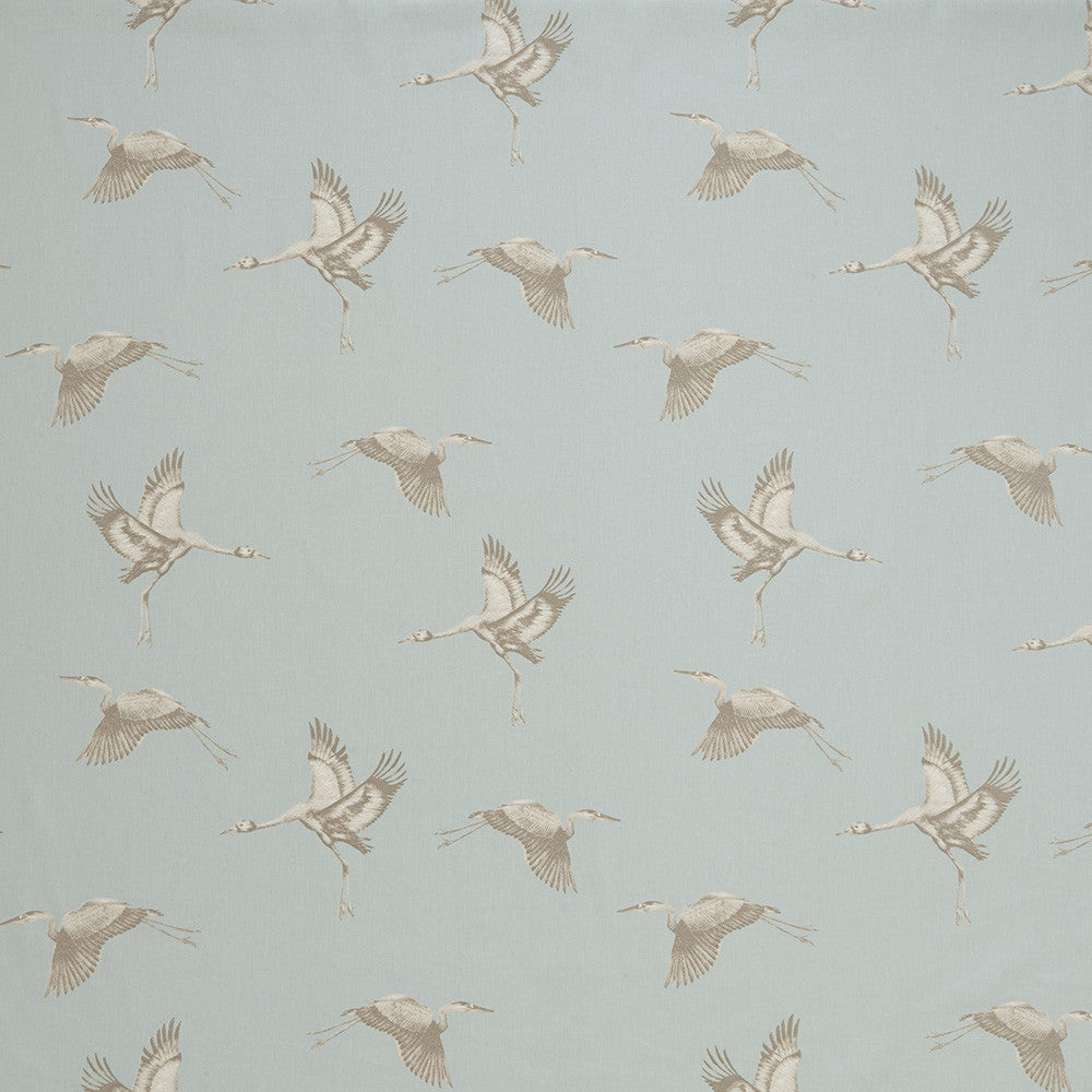 japanese crane fabric