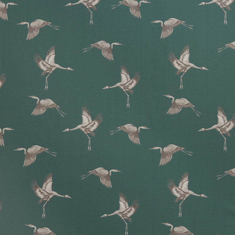 japanese crane fabric