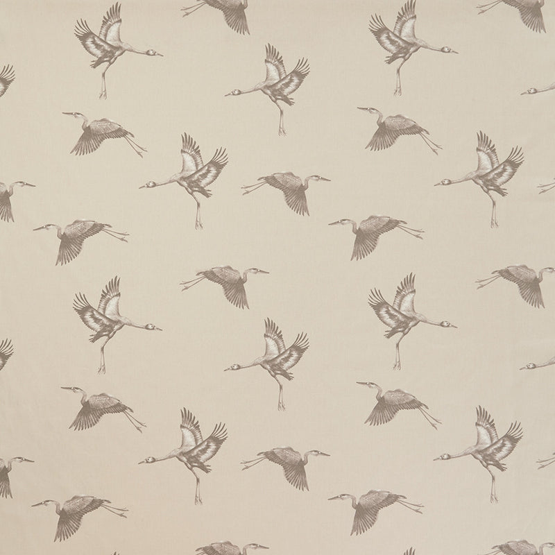 japanese crane fabric