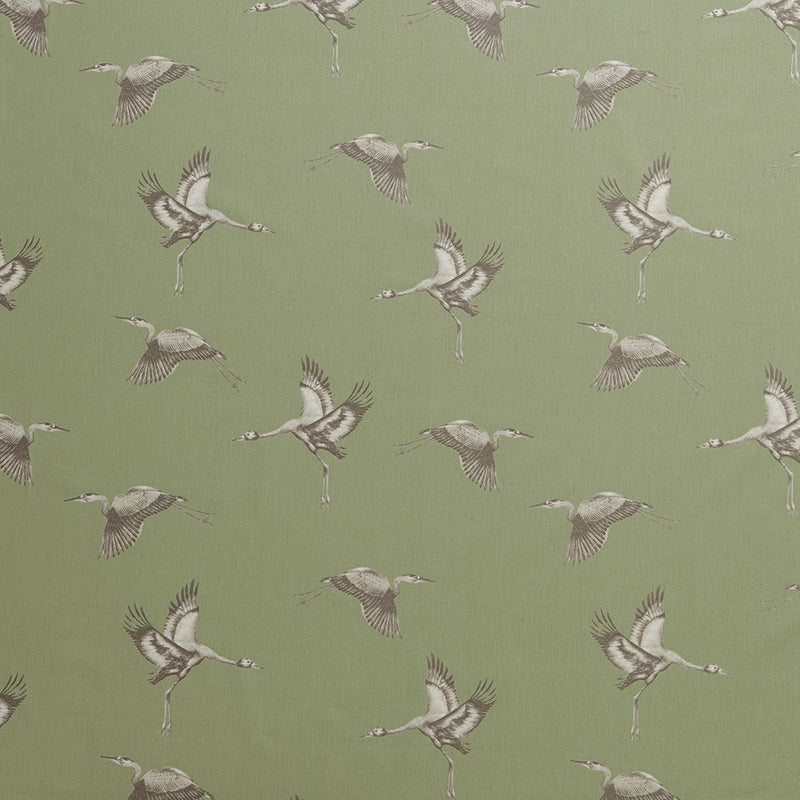 japanese crane fabric