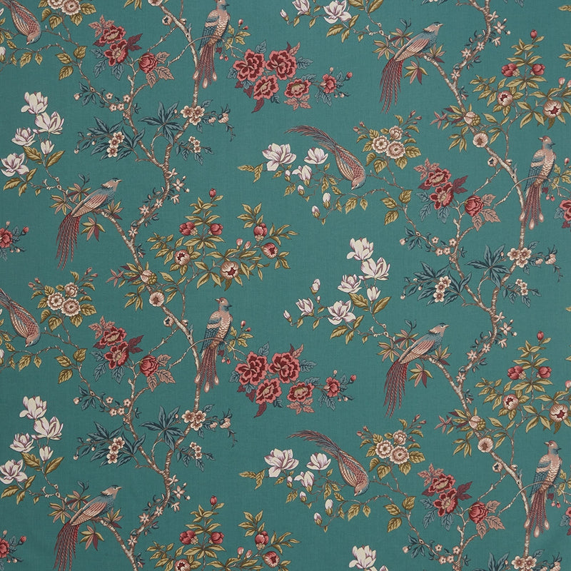 Japanese Floral Curtain and Upholstery Fabric