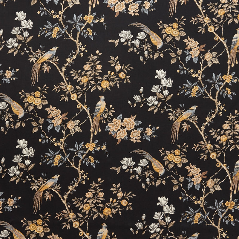 Japanese Floral Curtain and Upholstery Fabric