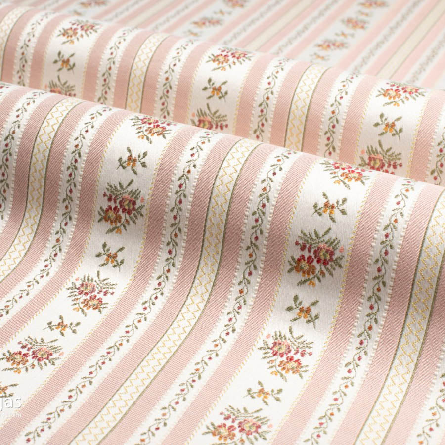 Georgiana Blythe Floral Stripe Pink