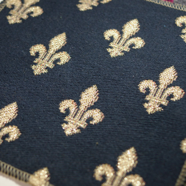 French Fleur-de-lis Fabric (Blue) #813