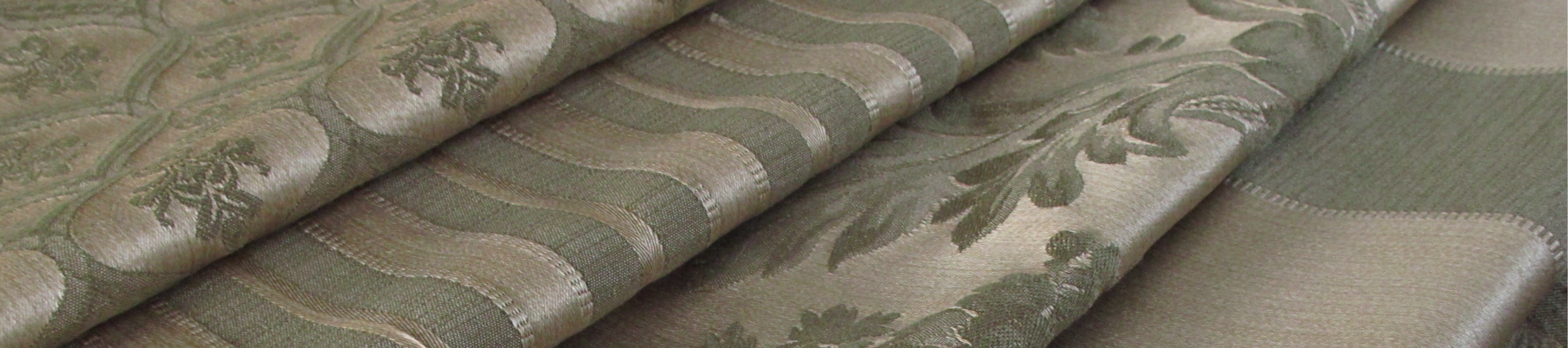 grey and green curtain fabric