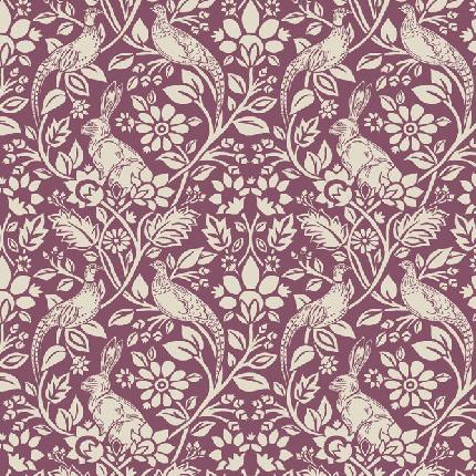William Morris Designs Merton Abbey Elderberry Print from Loome Fabrics